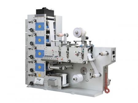 Máquina de Impressão Flexográfica com Tri-Corte