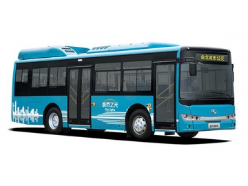Ônibus elétrico híbrido 8m, XMQ6850G