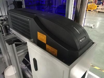 Máquina de marcação e rotulagem a laser de copos e recipientes de papel