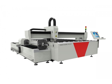 Máquina de corte a laser de fibra para tubos 3000×1500mm, CMA 1530C-G-C