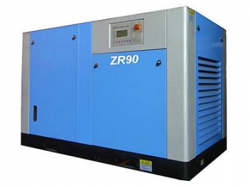 Compressor de ar de parafuso rotativo isento de óleo com unidade de                                velocidade variável (VSD)