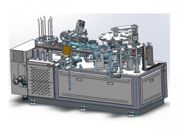 Máquina formadora de copo de papel DEBAO-600S-SY