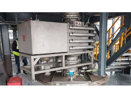 Filtro magnético automático para pó