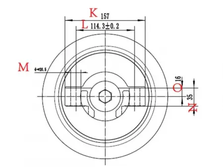 Rolo de esteira para bulldozer Caterpillar D6D