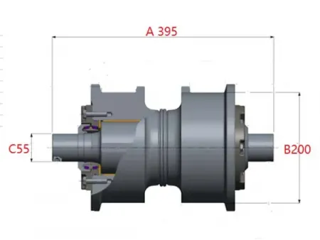 Rolete superior para escavadora Hitachi EX1900