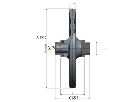 Rolo para escavadeira Komatsu PC3000