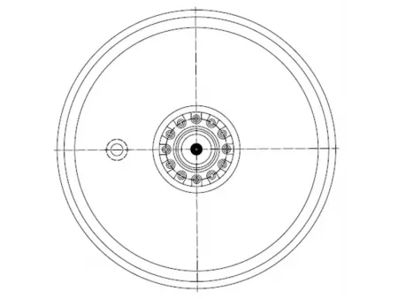 Roda guia para bulldozer Komatsu D375