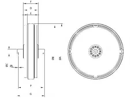 Roda guia para Bulldozer Caterpillar D10