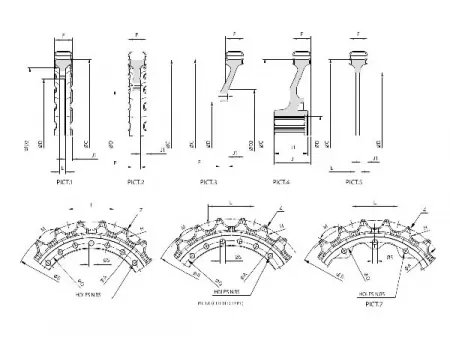 Roda motriz para escavadora Komatsu PC360