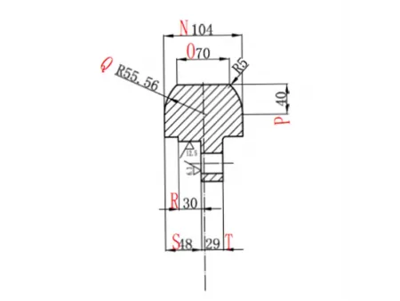 Segmentos de roda motriz D275