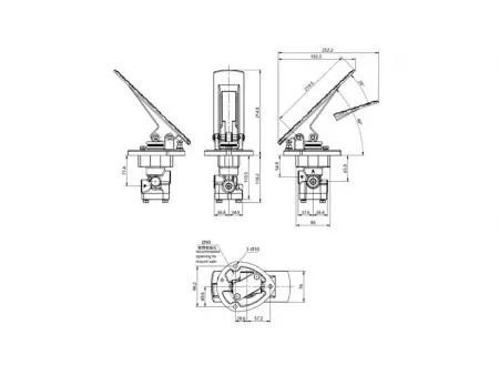 Válvula de freio de serviço YBV-S