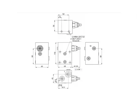 Válvula direcional seccional SMWV-06