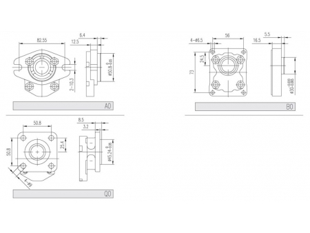 Bomba de engrenagem externa