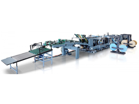 Máquina coladeira de fundo para saco valvulado (Ambas as extremidades coladas), HD8916