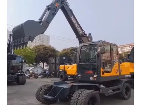 Escavadeira compacta sobre rodas ST609W