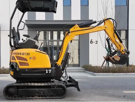 Mini escavadeira sobre esteiras KV12/12Plus