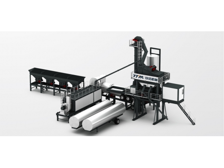 Usina misturadora de asfalto móvel, série YLB