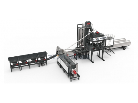 Usina misturadora de asfalto móvel, série YLB