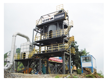 Usina independente de reciclagem de RAP estacionária