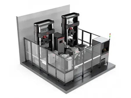 Sistema de ensaio robótico automatizado de tração de chapas
