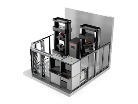 Sistema de ensaio robótico automatizado de tração de vergalhões