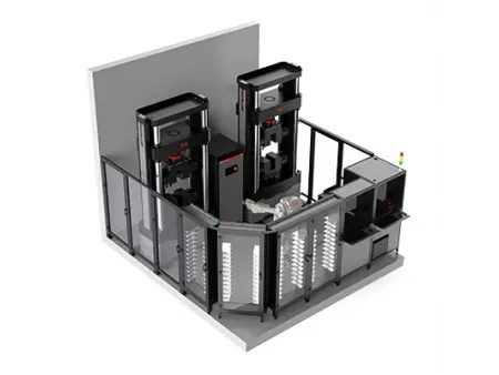 Sistema de ensaio robótico automatizado de tração de vergalhões