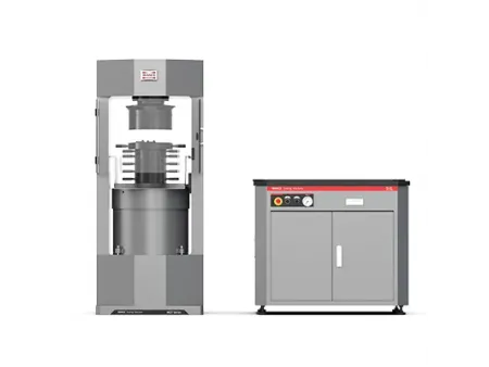 Máquina de ensaio de compressão, controle por servomotor