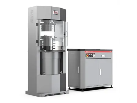 Máquina de ensaio de compressão, controle por servomotor