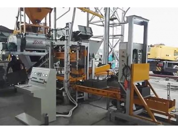 Máquina para fazer blocos de concreto tipo QF400