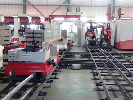 Estação de trabalho para armação do tubo mecânico