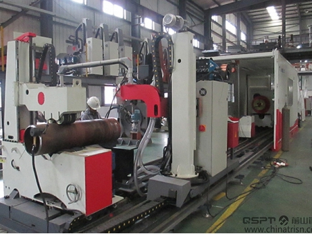 Estação de trabalho para solda de tubo automática do tipo A