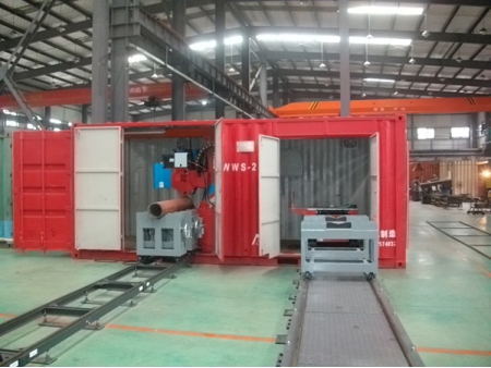 Estação de trabalho para solda de tubo automática do tipo A