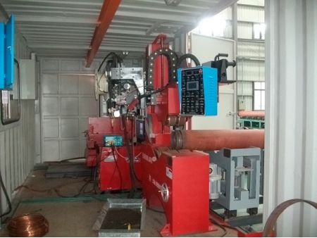 Estação de trabalho para solda de tubo automática do tipo A