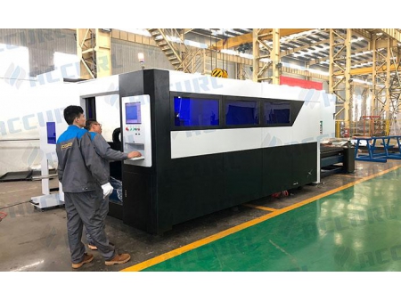 Máquina de corte por laser de fibra CNC para alumínio IPG 1KW