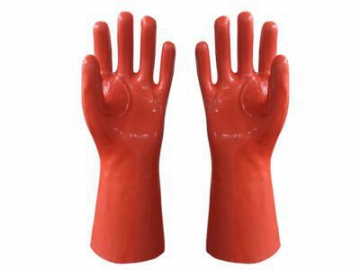 Luvas PVC resistentes a abrasão, GSP4221R/G