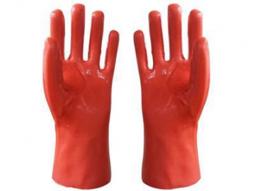 Luvas PVC resistentes a abrasão, GSP4221R/G