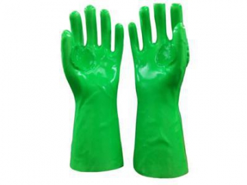 Luvas PVC resistentes a abrasão, GSP4221R/G