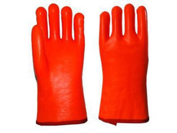Luvas PVC para baixa temperatura com cano longo, GSP0328