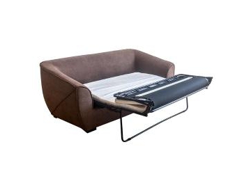 Sofá-cama de puxar de tecido