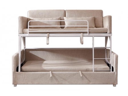 Sofá-cama beliche de tecido