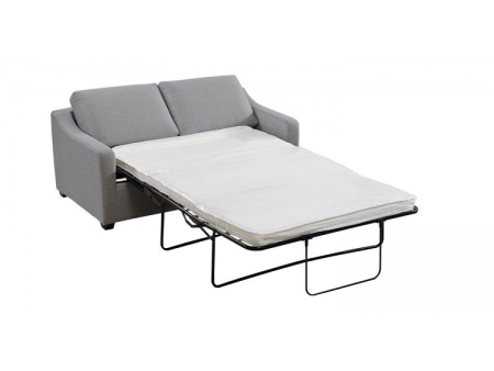 Sofá-cama de couro de 2 lugares