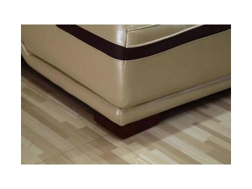 Sofá de couro genuíno contemporâneo GF096
