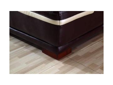 Sofá de couro genuíno contemporâneo GF096B