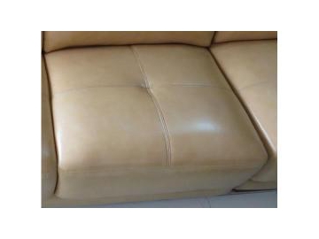 Sofá de couro genuíno contemporâneo GF088