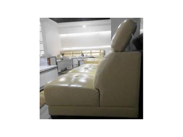 Sofá de couro genuíno contemporâneo GF088