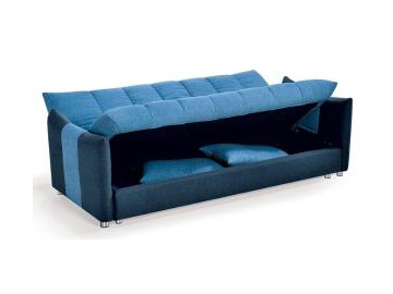 Sofá-cama de tecido para sala de estar