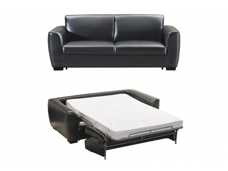 Sofá-cama de couro para hotel