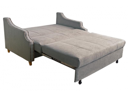 Sofá-cama retrátil com baú