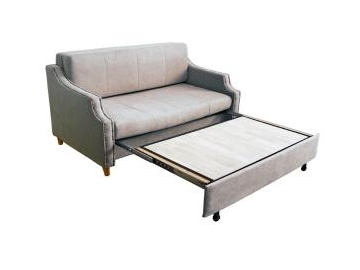 Sofá-cama retrátil com baú