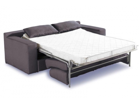 Sofá-cama dobrável embutido de tecido